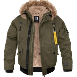 Aircraft Bomberjacke mit Teddyfutter