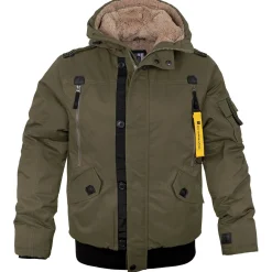 Aircraft Bomberjacke mit Teddyfutter