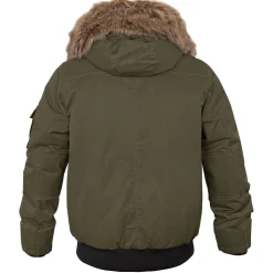 Aircraft Bomberjacke mit Teddyfutter