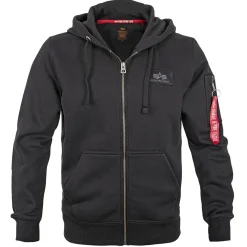 Back Print Zip Hoody Kapuzenjacke