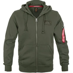 Back Print Zip Hoody Kapuzenjacke