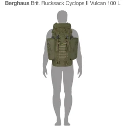 Brit. Rucksack Typ Cyclops II Vulcan 100 Liter Original gebraucht