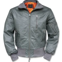 Bundeswehr Fliegerjacke Leder Import