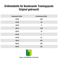 Bundeswehr Trainingsjacke Original gebraucht