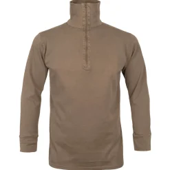 Bundeswehr Trikothemd m. RV Original gebraucht braun