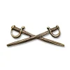 BW Abzeichen Schwerter Gebirgsjäger Metall