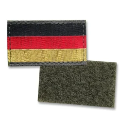 BW Deutschlandfahne klein mit Klett & Flausch bunt