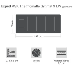 BW KSK Thermomatte Synmat 9 LW gebraucht