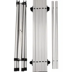 Camping-Rolltisch Aluminium