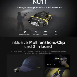 Clipleuchte NU11 mit IR-Sensor
