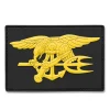 3-D Rubber Patch Navy Seal schwarz