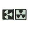 3-D Rubber Patch Radioaktiv