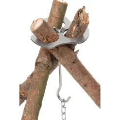 Dreibeinhalter mit Kette und Haken