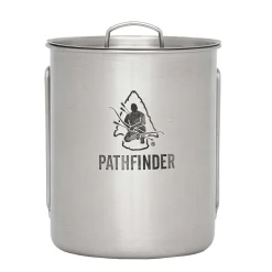 Edelstahl Becher mit Deckel 700 ml