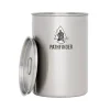 Edelstahl Becher mit Deckel 1.4 Liter