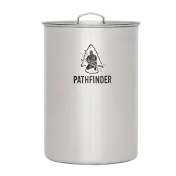 Edelstahl Becher mit Deckel 1.4 Liter