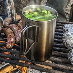 Edelstahl Becher mit Deckel 1.4 Liter
