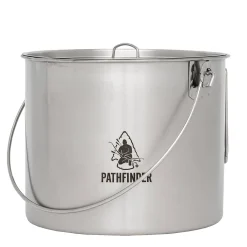 Edelstahl Bush Pot mit Deckel 3.5 Liter