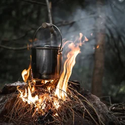 Edelstahl Bush Pot mit Deckel 1.9 Liter