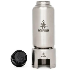 Edelstahl Kochset mit Flasche