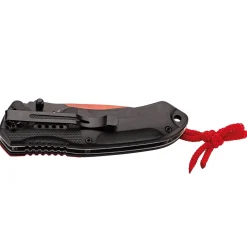 Einhandmesser Red Paracord