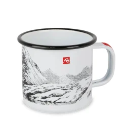 Emaille Tasse Mountains