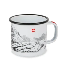 Emaille Tasse Mountains