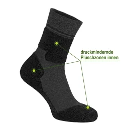 F5 Funktionssocken mit Plüschsohle
