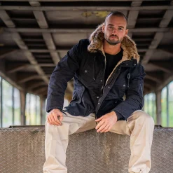 Fishtail Winterparka mit Futter