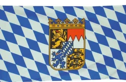 Flagge / Fahne 90x150 cm Bayern m. Wappen