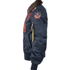 Fliegerjacke B-15 mit Patches
