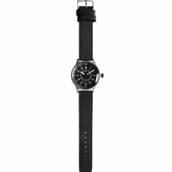Fliegeruhr Retro Black Dial schwarz