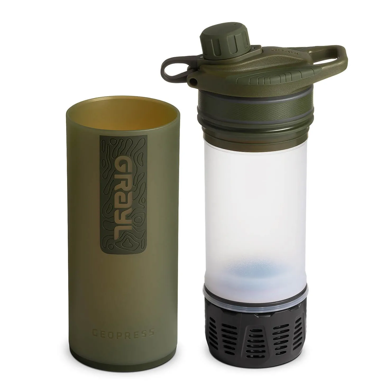 GeoPress Wasserfilter Trinkflasche