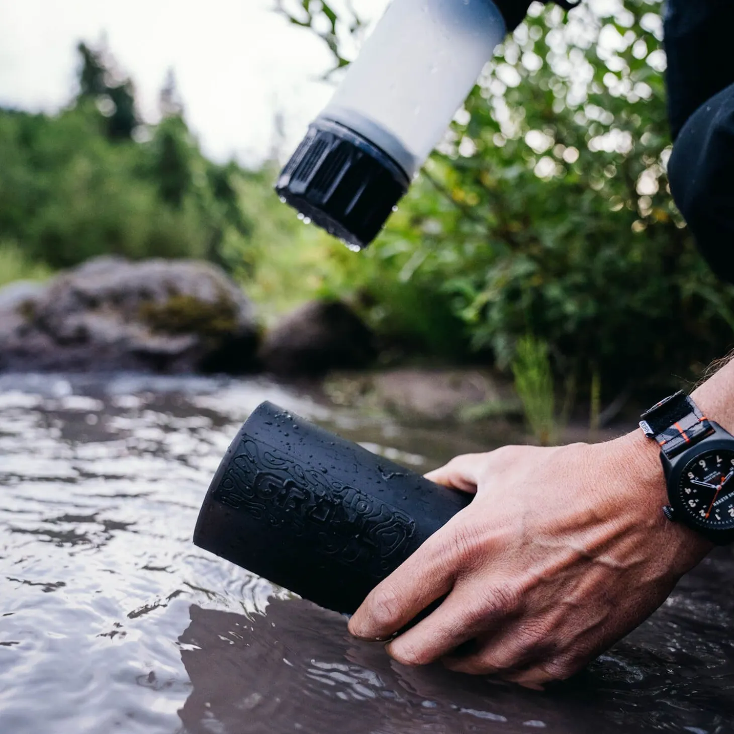 GeoPress Wasserfilter Trinkflasche