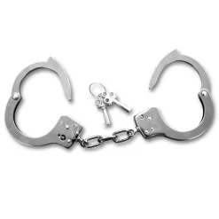 Handschelle Single Lock Vernickelt
