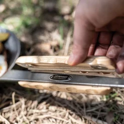 Holzgriff für Schmiedeeiserne Pfannen