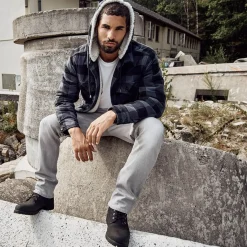 Hooded Lumberjacket mit Teddyfutter