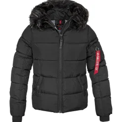 Hooded Puffer Alpha Wmn (Sale)