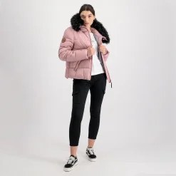 Hooded Puffer Alpha Wmn (Sale)