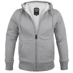 Hooded Sweatjacke mit Teddyfutter