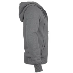 Hooded Sweatjacke mit Teddyfutter