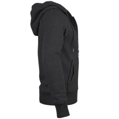Hooded Sweatjacke mit Teddyfutter