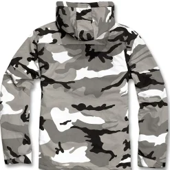 Hooded Windbreaker m. Fleecefutter