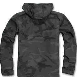 Hooded Windbreaker m. Fleecefutter