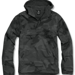 Hooded Windbreaker m. Fleecefutter