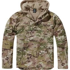 Hooded Windbreaker m. Fleecefutter