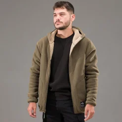 Ianos Sherpa 2-in-1 Fleecejacke wendbar