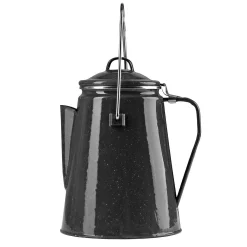 Kaffeekanne Emaille m. Percolator