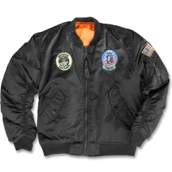 Kinder MA1 Fliegerjacke mit Abzeichen