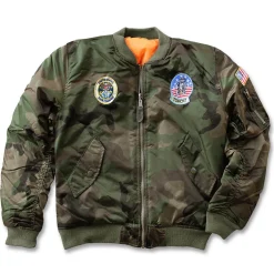 Kinder MA1 Fliegerjacke mit Abzeichen